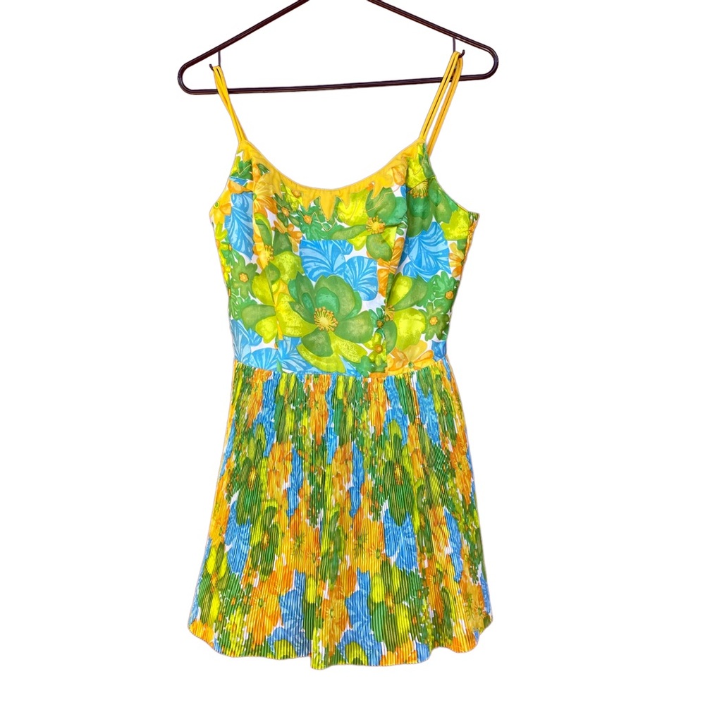 Authentic designer 1960s GaBar New York Vintage Swim Dress Playsuit